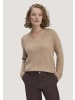 Hessnatur Strickpullover in mandelbraun