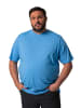 Men Plus Kurzarm T-Shirt in himmelblau