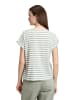 BETTY & CO Ringelshirt mit Rundhalsausschnitt in Cream/Green