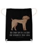 Mr. & Mrs. Panda Sportbeutel Hund Dogge mit Spruch in Schwarz