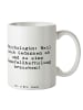 Mr. & Mrs. Panda Kaffeetasse Spruch Psychologin Gedanken mit Spruch in Weiß