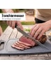 Stoneline Edelstahl Messer Set 5-teilig  mit Messerblock | Excalibur in Schwarz