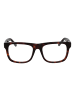 GCDS Unisex Optische Fassungen Quadratisch Braun