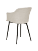 Beliani 2er-Set Esszimmerstuhl ELIM in Beige/Schwarz