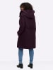 sheego Kurzmantel in aubergine
