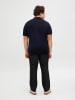 JACK & JONES PLUS Poloshirt in Night Sky