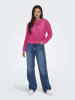 ONLY Strickpullover in Raspberry Rose