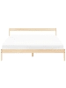 Beliani Doppelbett MADONE in Braun - (W) 165 x (H) 65 x (L) 205 cm