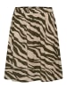 Kaffe Rock KAmarita Regular fit in Sand/Green Animal Print