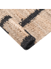 Beliani Kurzflor GONDIA in Beige/Schwarz - (W) 80 x (L) 300 cm