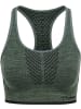 Hummel Top "Mt Aly Seamlesss Sports Top" in Blau