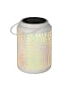 PROGARDEN Solar-Laterne in beige