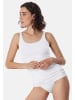 UNCOVER BY SCHIESSER Unterhemd / Tanktop Cotton in Weiß / Sand