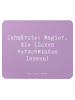 Mr. & Mrs. Panda Maus Pad Spruch Zahnarzt Magier mit Spruch in Lavendeltraum