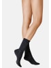 Kunert Socken Soft Wool Cotton druckfrei in Anthrazitmel