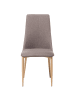 Beliani 2er-Set Esszimmerstuhl CLAYTON in Beige/Braun