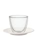 Villeroy & Boch Café au Lait-Set Manufacture Rock in Weiß 250 ml
