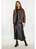 DreiMaster Vintage Damen Jacke in Dunkelbraun