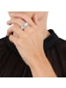 JOOP! Ring Edelstahl, Perlmutt in Silber