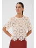 Kaffe Strickpullover KAcallista Loose fit in Broken White w. Silver