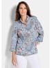 GOLDNER Hemdbluse Druckbluse mit Paisley-Muster in bunt / gemustert
