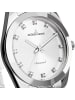 Jacques Lemans Damenuhr Diamond Watches Edelstahl/Silberfarben