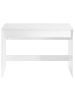 Beliani Schreibtisch RONDANE in Weiß - (W) 110 x (H) 75 x (L) 50 cm