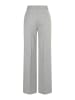 More & More weite, klassische Hose, meliert in silvergrey melange