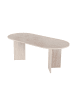 CALICOSY Esstisch CHARLIE in Travertin - (W) 200  x (H) 75  x (L) 90  cm