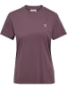 Hummel T-Shirt Hmlpulse Damen in BLACK PLUM