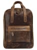 Bagan Rucksack echt Leder in braun