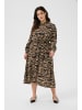 KAFFE curve Kleid KColivia Regular fit in Black Deep/Nomad Print