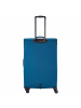 travelite Chios - 4-Rollen-Trolley L 78 cm erw. (schwarz) in petrol