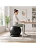 relaxdays Gymnastikball Set in Schwarz - Ø 65 cm