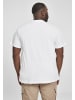 Urban Classics T-Shirt kurzarm in black/white/grey