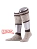 Lusana Trachten-Socken in beige