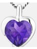 Diamant L'éternel Halskette aus 375 Weißgold mit Amethyst