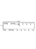 FineBuy Wandgarderobe "SV76195" in Silber / 80 cm