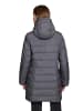 Betty Barclay Steppjacke mit abnehmbarer Kapuze in Dunkelgrau