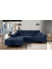 MF Design Amanda Recamiere Links in Navyblau -  (L) 203 x (B) 289 x (H) 85 cm