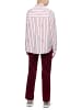 MARC CAIN Gestreifte Bluse Rethink Together in Rot