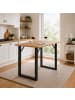 VCM  Holz Bartisch Stehtisch Tisch Tresen Xona 110x50cm in Schwarz / Honig-Eiche