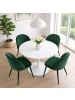 ebuy24 Essgruppe Carry (5-teilig) Weiß, grün 110 x 110 cm