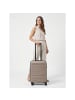 Redolz Essentials 11 4 Rollen Kabinentrolley 55 cm mit Dehnfalte taupe