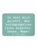 Mr. & Mrs. Panda Pinnwand Magnet Spruch Mama Liebe mit Spruch in Meeresbrise
