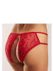 PETITE FLEUR GOLD Slip-Ouvert in rot