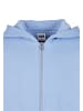 Urban Classics Urban Classics Zip-Kapuzenpullover in powderblue