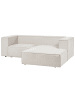 Beliani 2-Sitzer Sofa VERNON in Beige - (W) 236 x (H) 68 x (L) 175 cm linksseitig
