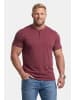 Men Plus Kurzarm T-Shirt in kupferbraun