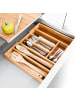 relaxdays Besteckkasten in Natur - (B)43 x (H)5 x (T)34 cm